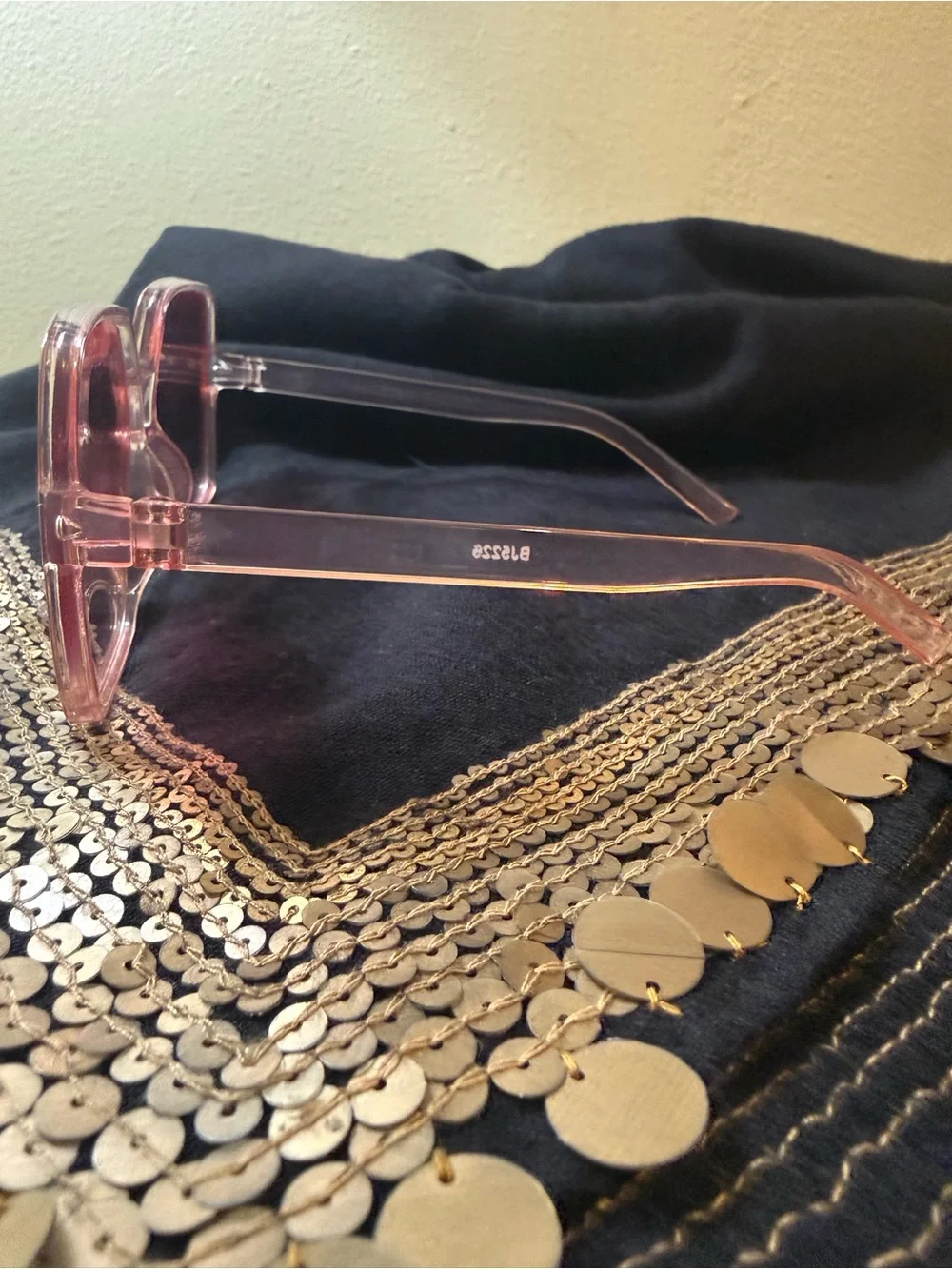 Oversized Pink Gradient Square Sunglasses